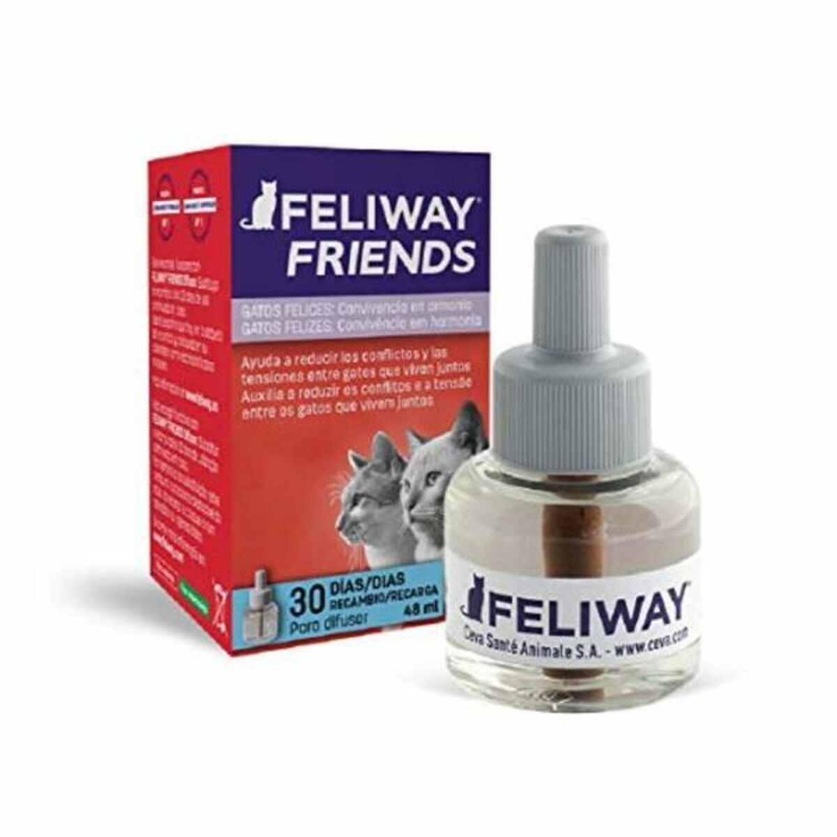Ceva Diffusor Nachfüllpackung Feliway Friends 48 Ml
