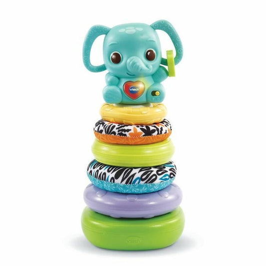 Vtech Baby Hundespielzeug Vtech Baby Nino, Éléphanteau Empilo 3 En 1