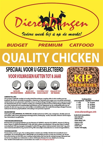 Budget Premium-Katzenfutter Qualität Huhn