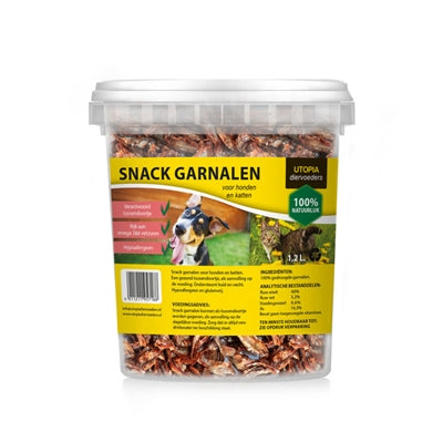 Utopia Getrocknete Snack-Garnelen Für Hund Und Katze