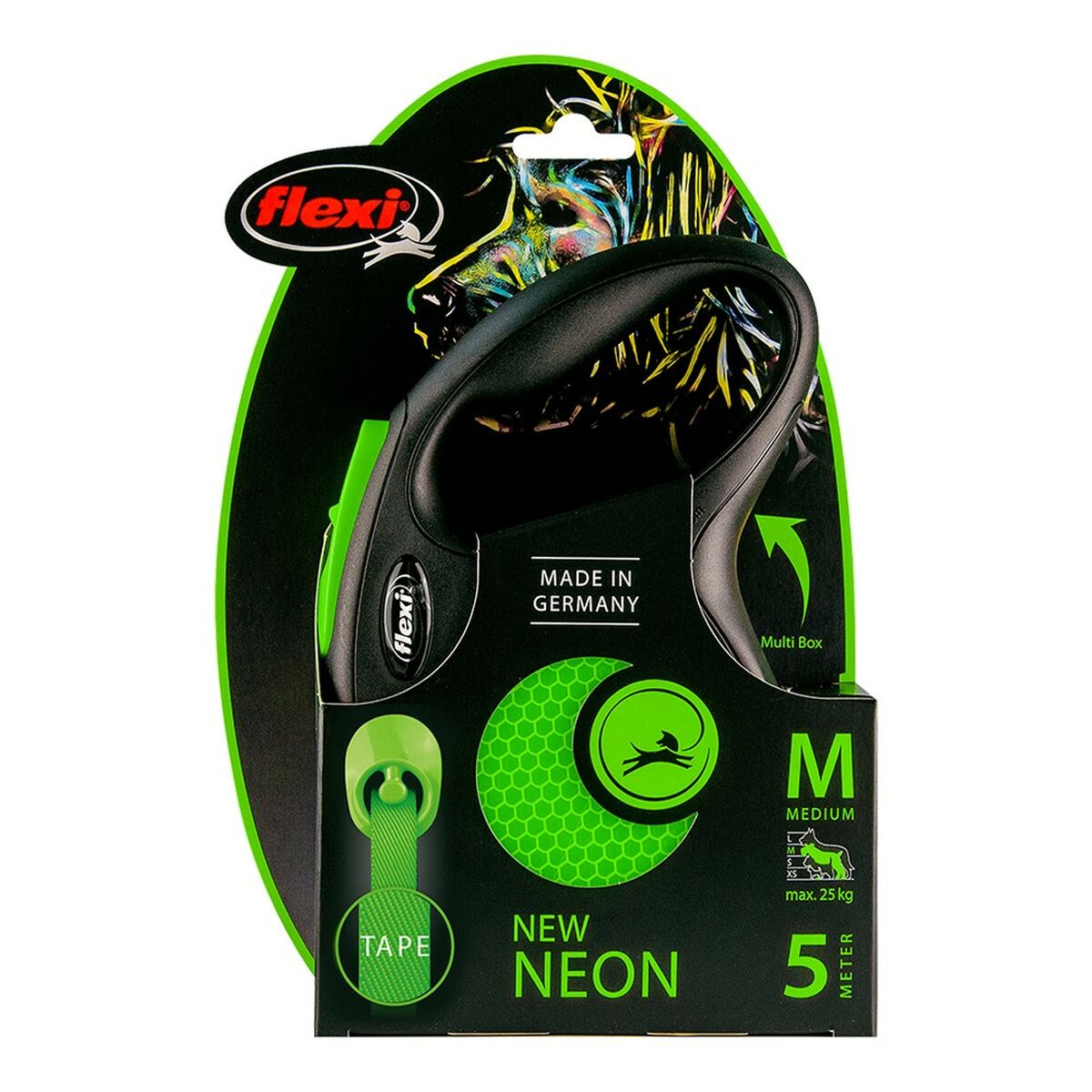 Flexi Hundeleine Flexi New Neon 5 M Grün M