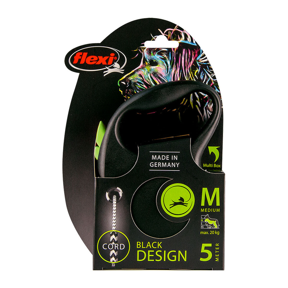 Flexi Hundeleine Flexi Black Design 5 M Grün S