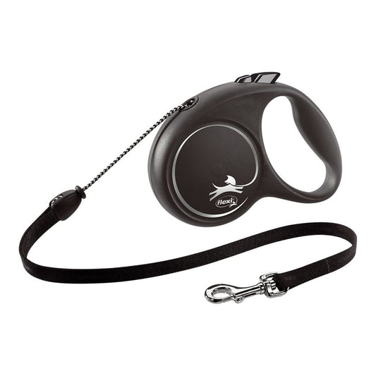 Flexi Hundeleine Flexi Black Design 5 M Silberfarben M