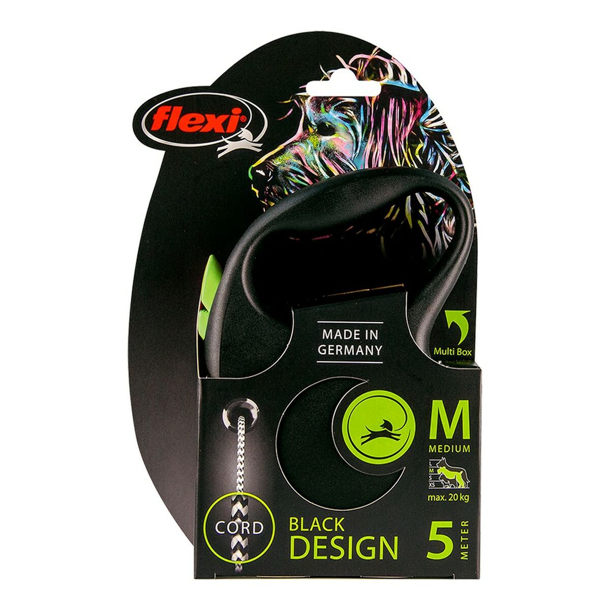 Flexi Hundeleine Flexi Black Design 5 M Grün M