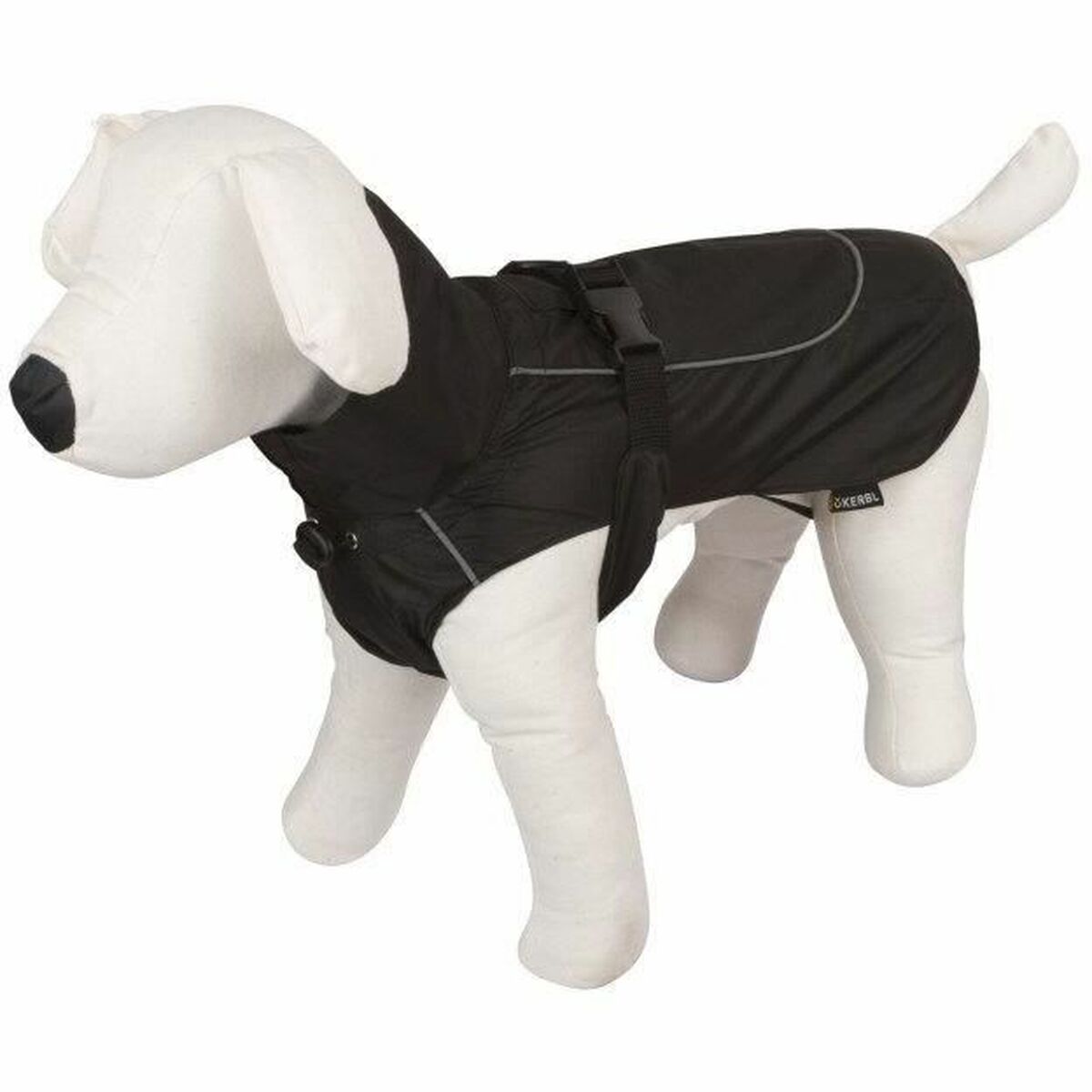 Kerbl Regenmantel Für Hunde Kerbl Schwarz 50 Cm Xl