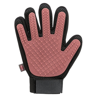 Trixie Pflegehandschuh Mesh Material / Tpr Rosa / Schwarz