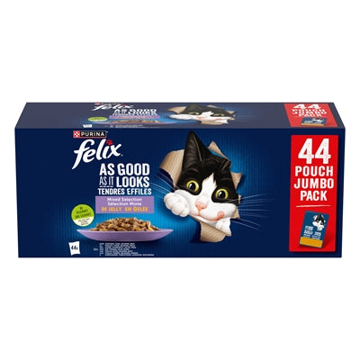 Felix &quot;Every Day Feast&quot; In Gelee-Mix-Box Thunfisch / Lachs / Rind / Huhn