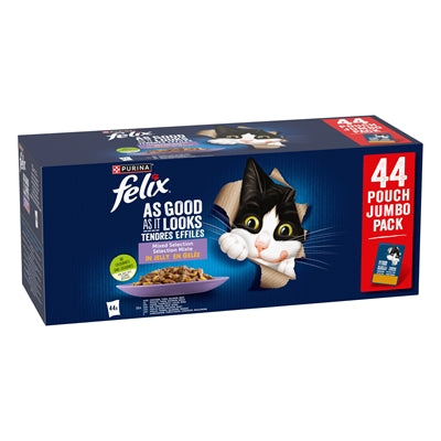 Felix &quot;Every Day Feast&quot; In Gelee-Mix-Box Thunfisch / Lachs / Rind / Huhn