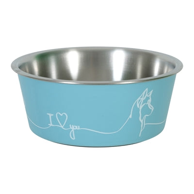 Zolux Liebe Futternapf Hund Blau