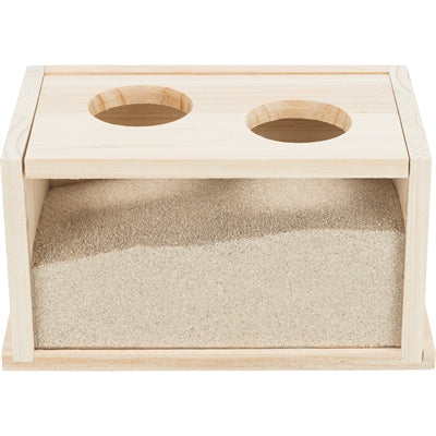 Trixie Sandbad Hamster / Rennmaus Unbehandeltes Holz