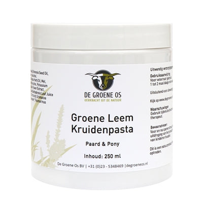 De Groene Os Grünlehm-Kräuterpaste