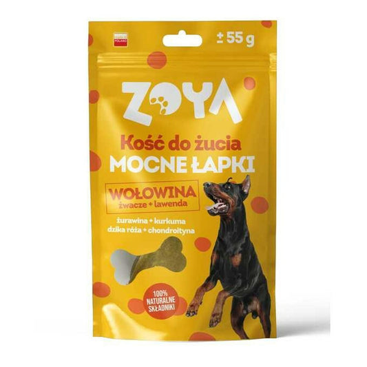 Zoya Hundesnack Zoya Chewing Bone Beef With Lavender Rind Und Kalbfleisch 55 G
