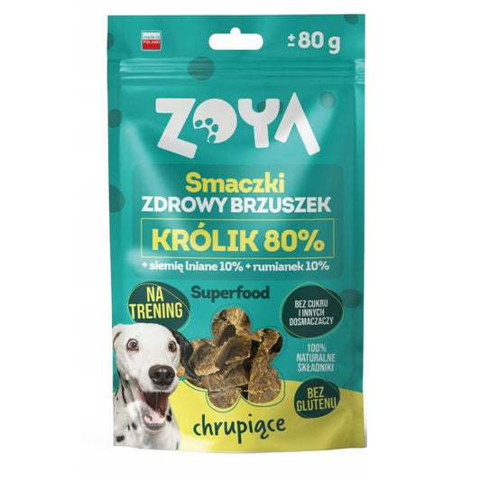 Zoya Hundesnack Zoya Healthy Tummy Rabbit Hase 80 G