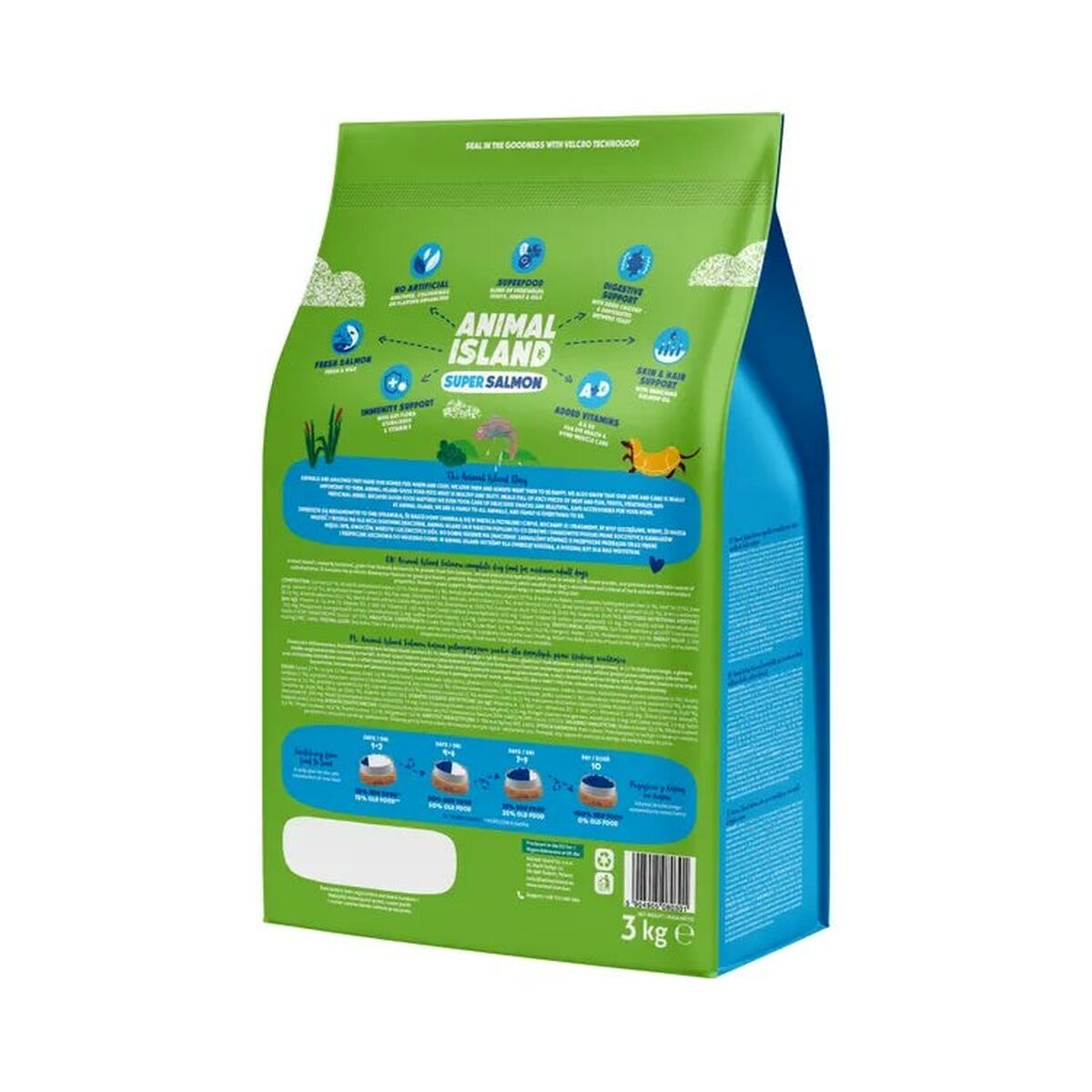 Animal Island Futter Animal Island Super Salmon Lachsfarben 3 Kg