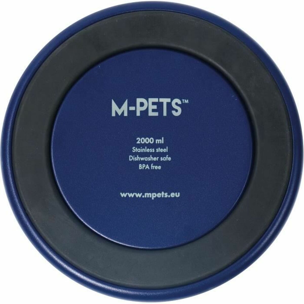 Mpets Futternapf Für Hunde Mpets Eskimo Metall Edelstahl Blau Antirutsch 2 L