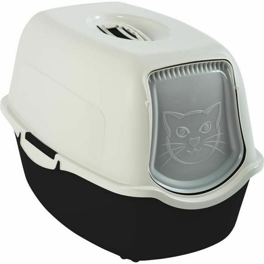 Rotho My Pet Katzentoilette Rotho My Pet Bailey 56 X 28 X 39 Cm Weiß/Schwarz