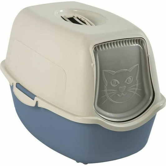 Rotho My Pet Katzentoilette Rotho My Pet Bailey Blau/Weiß Wiederverwerteter Kunststoff
