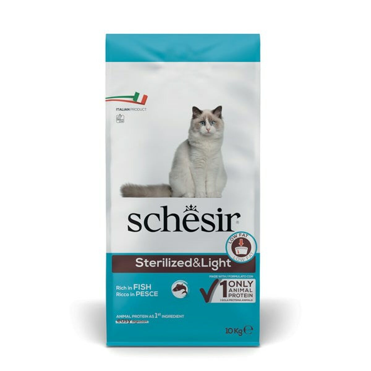 Agras Pet Foods Katzenfutter Agras Pet Foods Adult Sterilized & Light Fisch 10 Kg