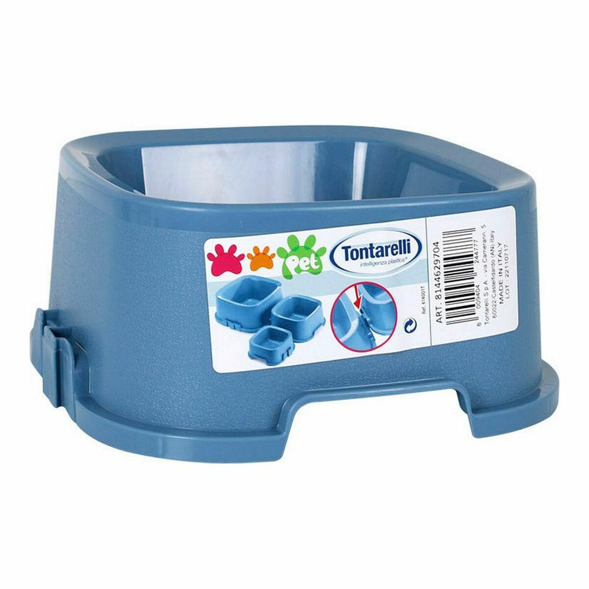Tontarelli Futternapf Für Haustiere Tontarelli Pet 21,5 X 21,5 X 9,4 Cm