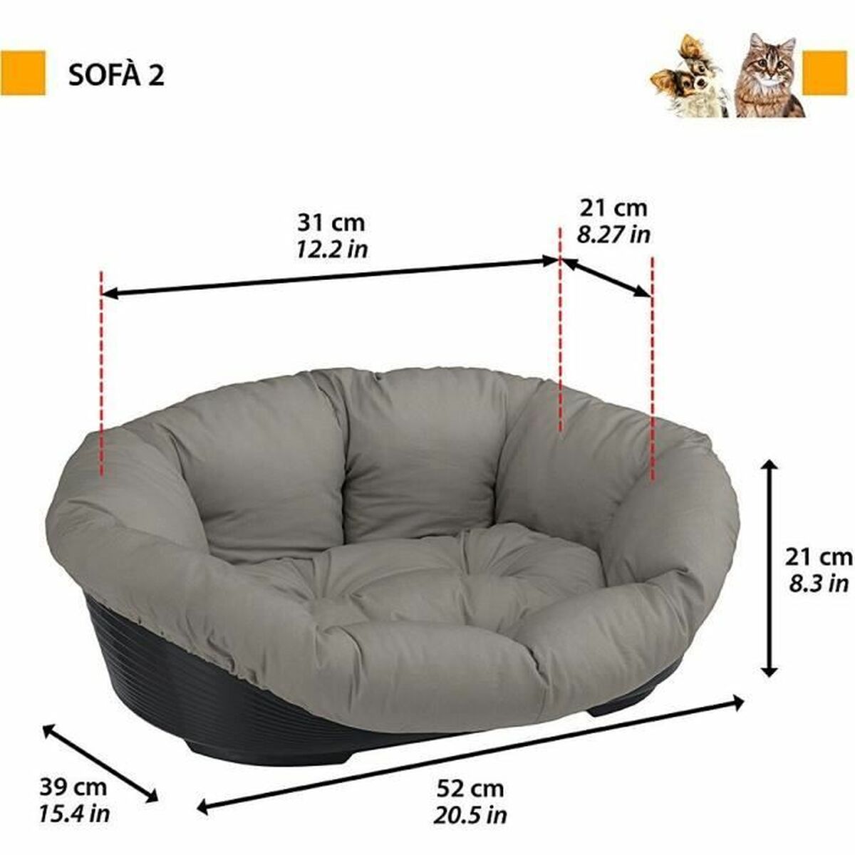 Ferplast Hundebett Ferplast