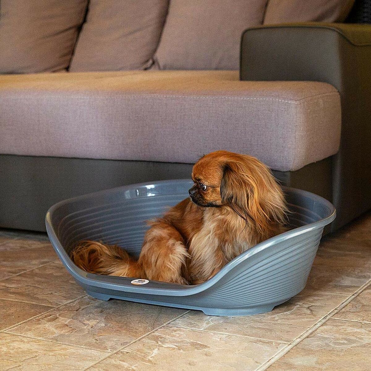 Ferplast Hundebett Ferplast Siesta Deluxe 4 Dunkelgrau 61,5 X 45 X 21,5 Cm