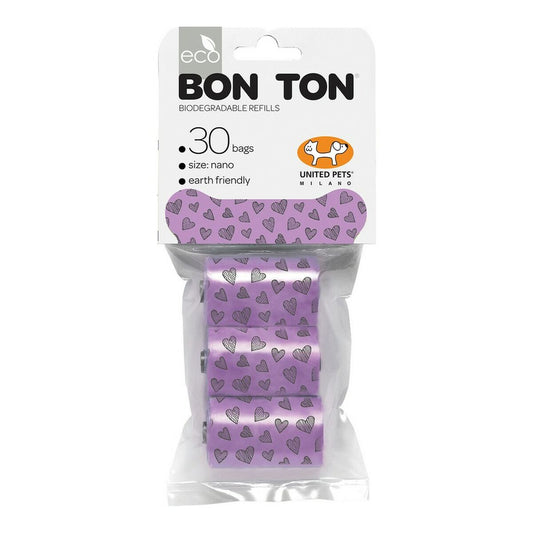 United Pets Hygienebeutel United Pets Bon Ton Nano Hund Lila (3 X 10 Uds)