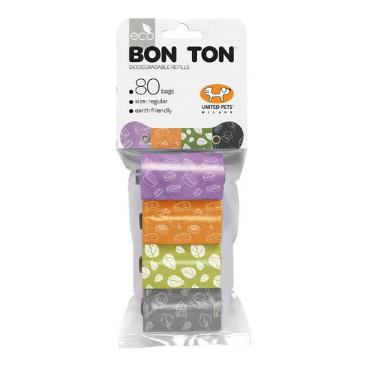United Pets Hygienebeutel United Pets Bon Ton Regular Hund Bunt (4 X 20 Uds)