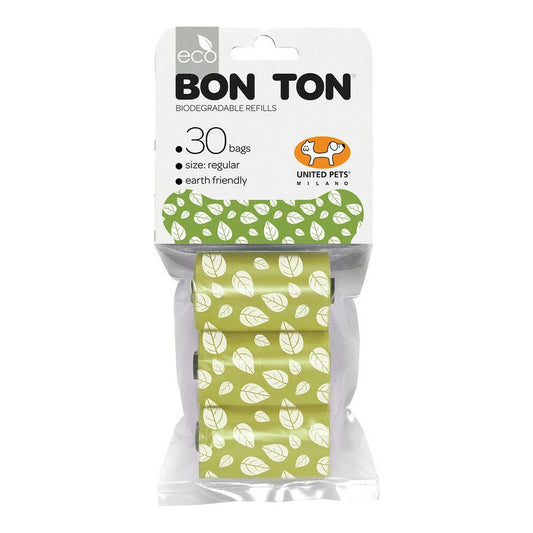 United Pets Hygienebeutel United Pets Bon Ton Regular Hund Grün (3 X 10 Uds)