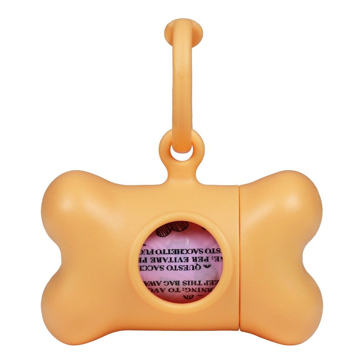 United Pets Kotbeutelspender United Pets Bon Ton Nano Classic Hund Orange (6 X 3 X 4 Cm)