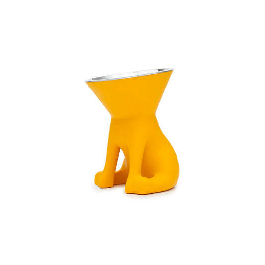 United Pets Futternapf Für Hunde United Pets Elisabeth Yellow Edelstahl Polyäthylen 1 L