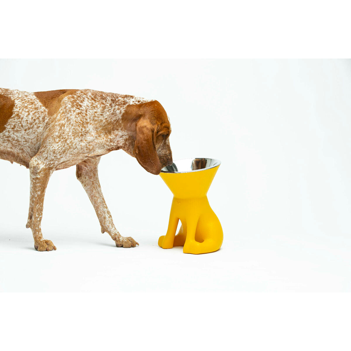 United Pets Futternapf Für Hunde United Pets Elisabeth Yellow Edelstahl Polyäthylen 1 L