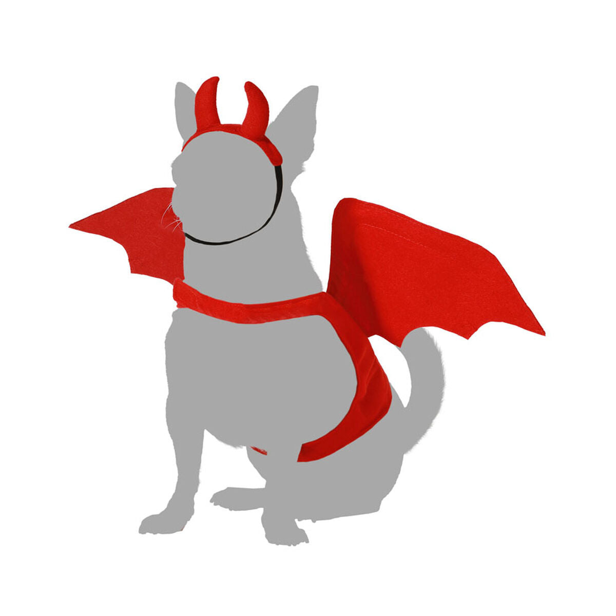 Bigbuy Pets Hundekostüm Dämon Größe L