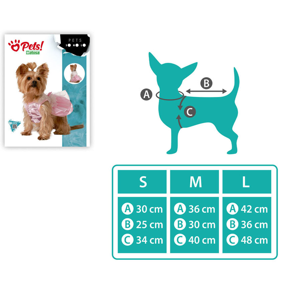 Bigbuy Pets Hundekostüm Größe L Prinzessin