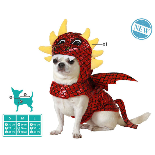 Bigbuy Pets Hundekostüm Größe M Drache