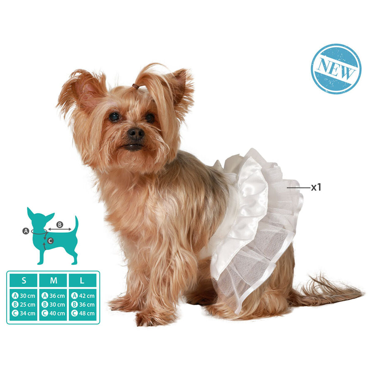 Bigbuy Pets Hundekostüm Größe M Ballettröckchen