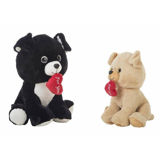 Bigbuy Kids Plüschtier For You Hund 42 Cm Herz