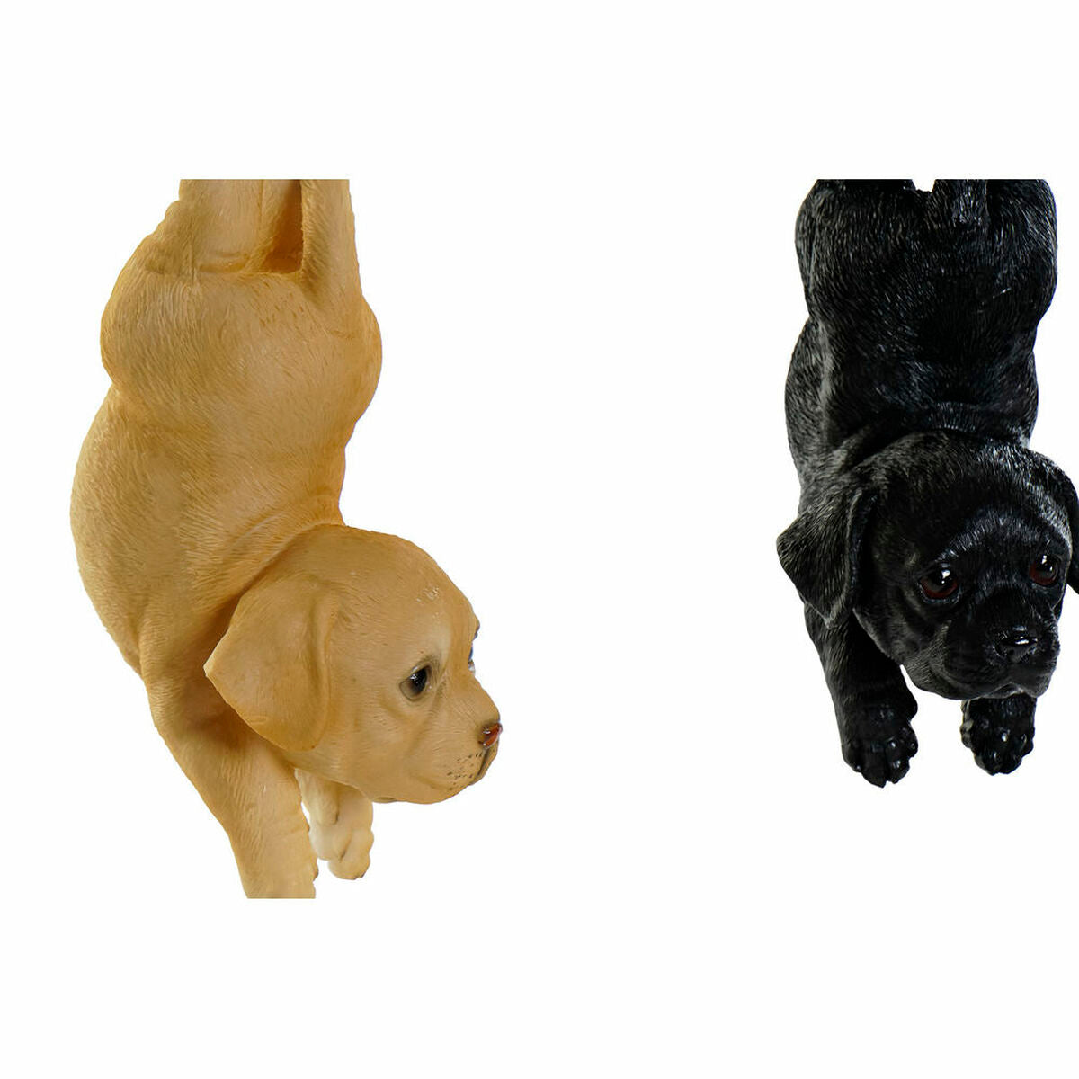 Dkd Home Decor Deko-Figur Dkd Home Decor Harz Hund (9 X 10.5 X 20 Cm) (3 Pcs)