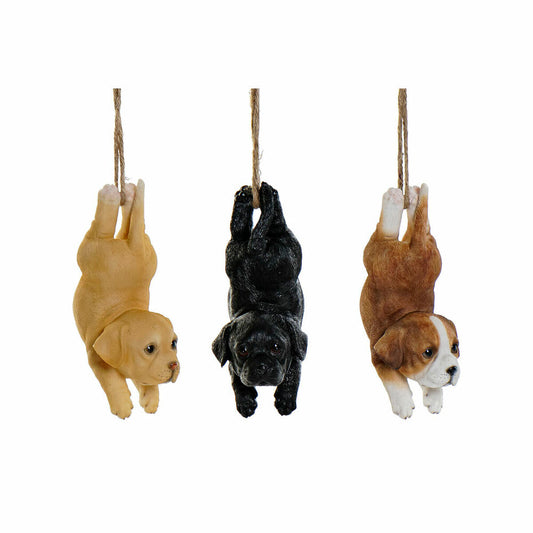 Dkd Home Decor Deko-Figur Dkd Home Decor Harz Hund (9 X 10.5 X 20 Cm) (3 Pcs)