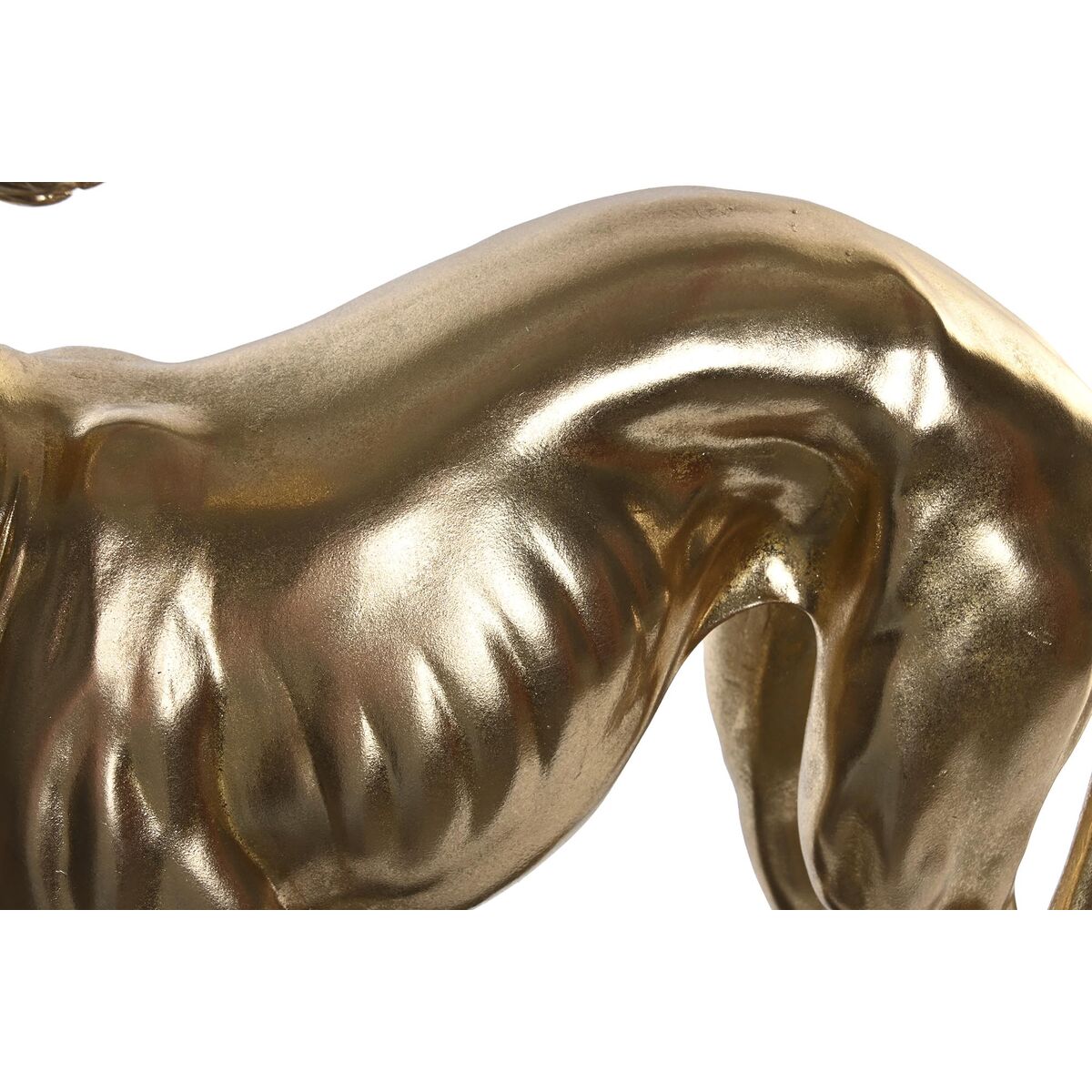 Dkd Home Decor Deko-Figur Dkd Home Decor 44,5 X 17 X 65,5 Cm Schwarz Gold Hund