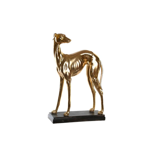 Dkd Home Decor Deko-Figur Dkd Home Decor 44,5 X 17 X 65,5 Cm Schwarz Gold Hund