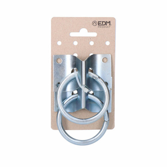 Edm Product Hunde Parkplatz Edm 85244 Silberfarben 70 X 45 Mm Schild Ringe (2 Stück)