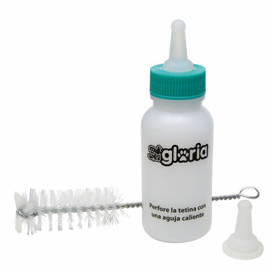 Gloria Baby-Flasche Gloria Weiß 50 Ml Kleine Tiere Welpen