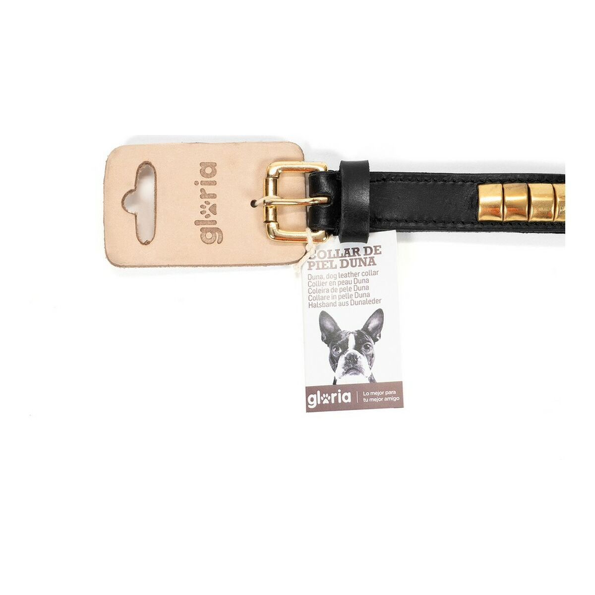 Gloria Hundehalsband Gloria Duna Schwarz Gold 40 Cm (40 X 2 Cm)