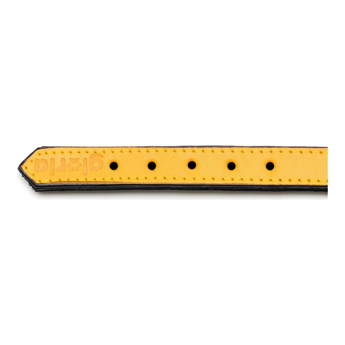 Gloria Hundehalsband Gloria Polsterung Gelb 30 Cm (30 X 1,5 Cm)