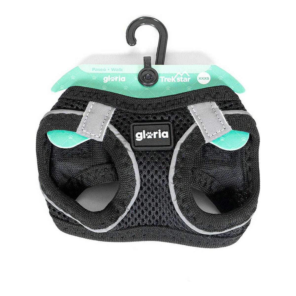 Gloria Hundegeschirr Gloria Air Mesh Trek Star Einstellbar Schwarz (18-20 Cm)