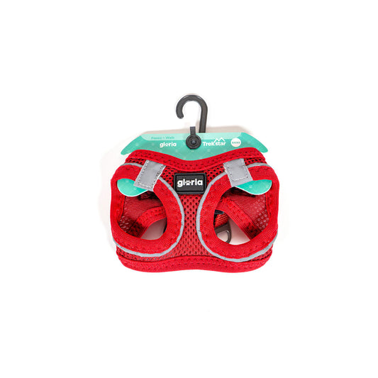 Gloria Hundegeschirr Gloria Trek Star 29,4-32,6 Cm 41,4-43 Cm Rot S
