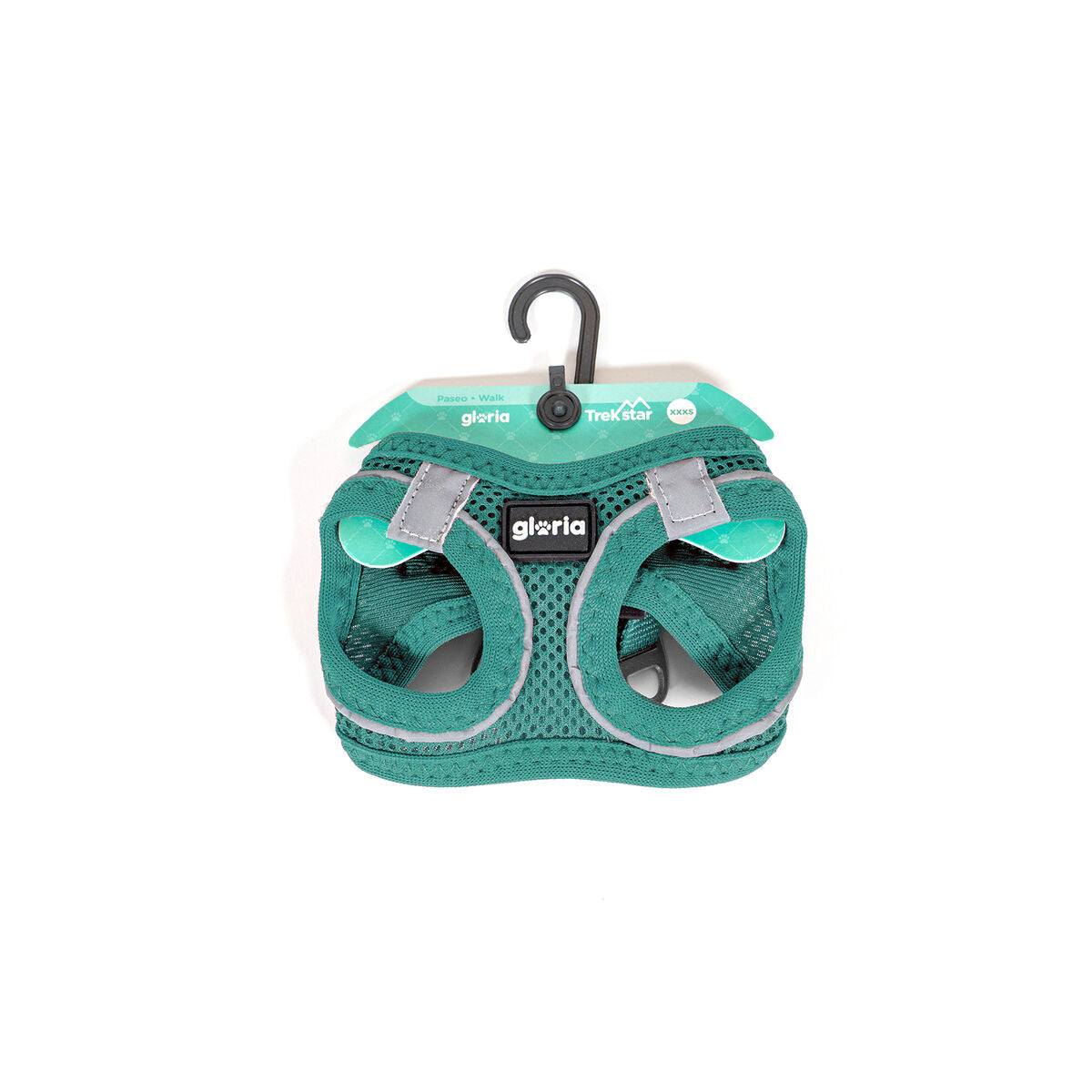 Gloria Hundegeschirr Gloria Trek Star 29,4-32,6 Cm 41,4-43 Cm Türkis S