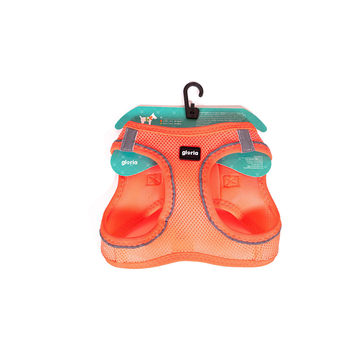 Gloria Hundegeschirr Gloria Trek Star 32,8-35,4 Cm 45-47 Cm Orange M