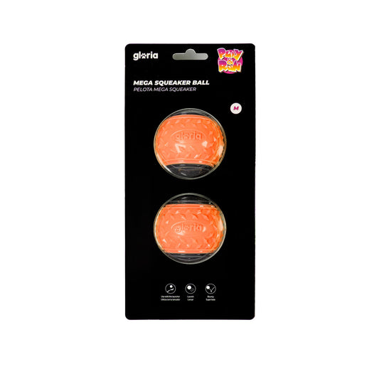 Gloria Ball Für Haustiere Gloria Play And Run Orange Tpr M 6,35 Cm 2 Stück