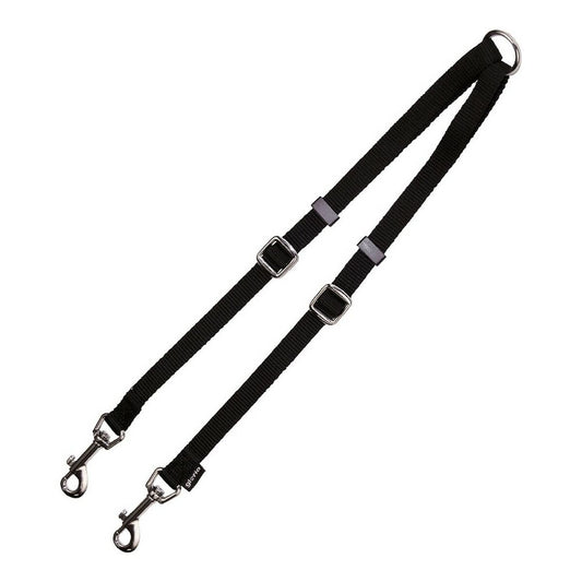 Gloria 2 Hundeleinen-Koppler Gloria Schwarz 1.6 X 35-56 Cm (1.6 X 35-56 Cm)